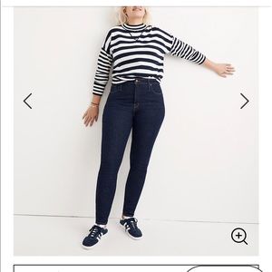 Madewell curvy high rise jeans Lucille wash